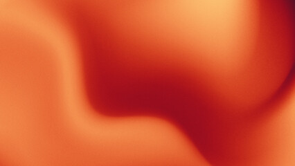 Abstract background Orange color flow grainy wave dark noise texture cover header wallpaper design