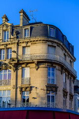 Fototapeta premium Medieval central part of Troyes old city with half-timbered houses and narrow streets, Champagne, France, tourists destination