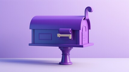 colorful and funny mail box illustration