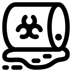 radiation icon illustration