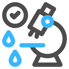 microscope icon illustration