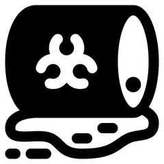 radiation icon illustration