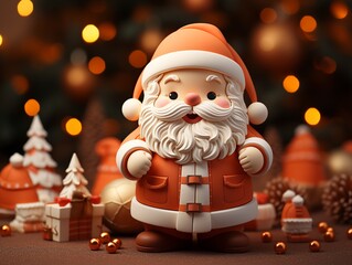 Santa Claus doll.