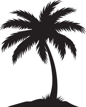 Palm Tree Silhouettes  EPS Palm Tree Vector Clipart