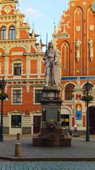 Fototapeta na wymiar Riga city is the capital of Latvia for holidays all year round... Riga, Latvia, 08-17-2021