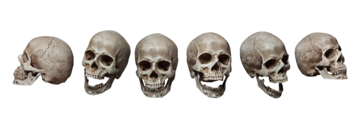 Six skulls