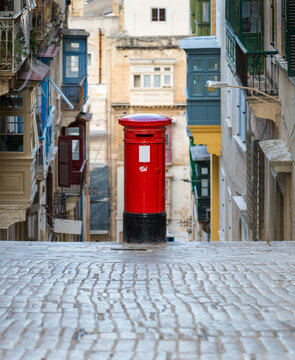 British Red Post box in Malta