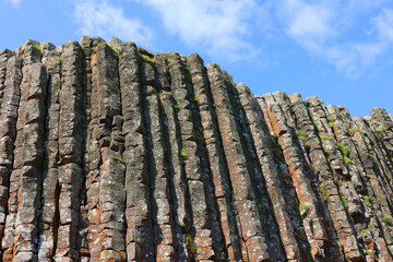 Giant's Causeway is an area of about 40,000 interlocking basalt columns, the result of an ancient...
