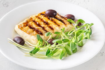 Grilled greek cheese
