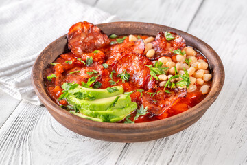 Chorizo and bean stew