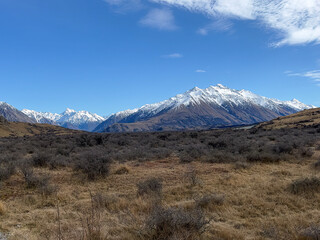 Mount Sunday, Home of Edoras in the movie The Lord of the Rings in Hakatere Conservation park