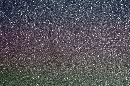 Fototapeta Fondo de brillos metálicos de color azul, rosa y verde en líneas en degradé horizontales. Galaxia glitter