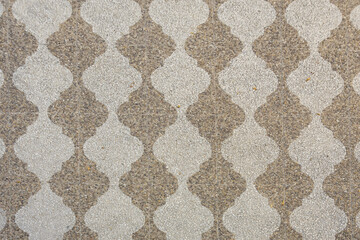 Fine stone floors of various colors with symmetrical patterns. Vector stone texture background