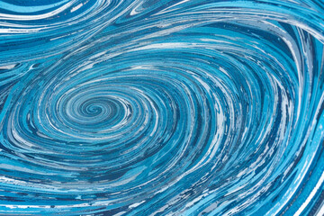 blue wavy lines