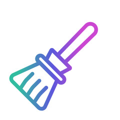 Obraz premium Broom flying broom halloween