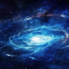 Fototapeta premium Galactic core spine of the galaxy ecru deep blue 