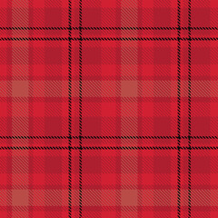 Tartan Plaid Seamless Pattern. Plaid Pattern Seamless. Traditional Scottish Woven Fabric. Lumberjack Shirt Flannel Textile. Pattern Tile Swatch Included.
