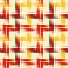 Tartan Plaid Seamless Pattern. Gingham Patterns. Template for Design Ornament. Seamless Fabric Texture. Vector Illustration