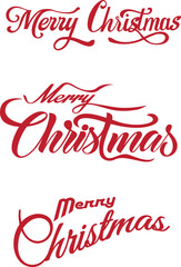 merry christmas text design