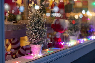 Christmas Decor Background window holiday