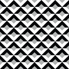 black and white seamless pattern in Japanese style	
