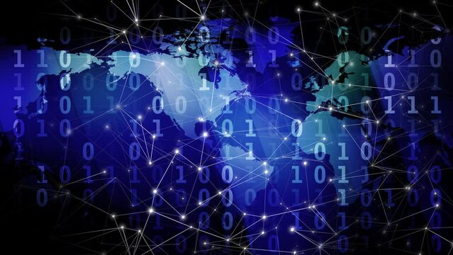 Explore connection between Earth's rotation and global network security. Uncover challenges of protecting spinning globe from digital threats, binary code in cyber defense