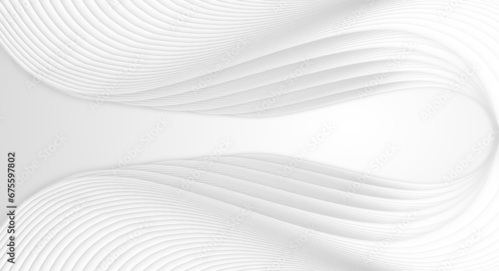 Poster white abstract curved lines texture texture background