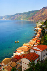 historic center and sea view in Scilla Calabria Italy