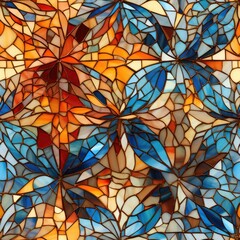 seamless pattern with leaves