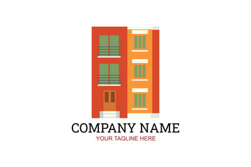Real Estate Company logo vector illustration. suitable for Real Estate Company and property development logo.