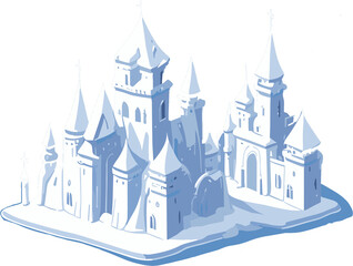 Obraz premium 얼음성