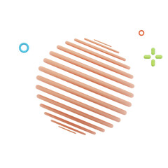 abstract objects 3D Illustration