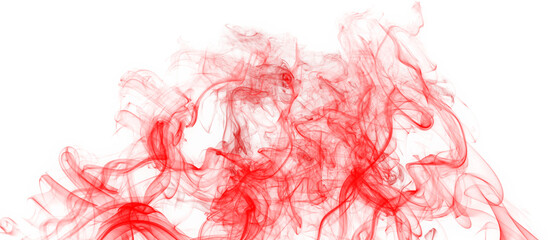abstract red smoke border element