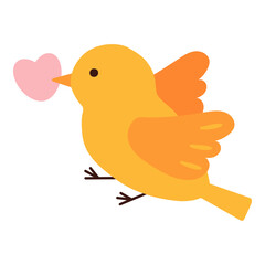 ハートを飛んで届ける鳥