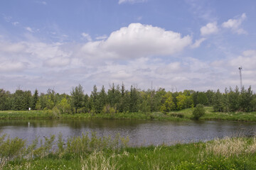 Rolling Clouds over Pylypow Wetlands in Late Spring