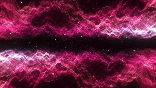 Glowing Waves Background