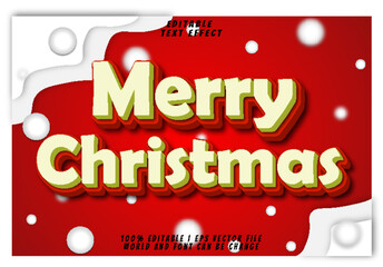 Web56. Merry Christmas Editable Text Effect 3D Emboss Cartoon Style