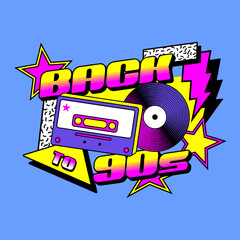 Back to 90s Vector Art, Illustration and Graphic