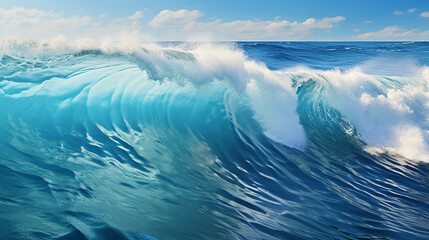 blue sky and sea HD 8K wallpaper Stock Photographic Image 