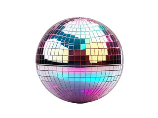 3d holographic disco ball PNG / Transparent