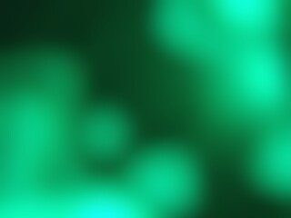 Abstract blurred background image of green color gradient used as an illustration. Designing posters or advertisements.
