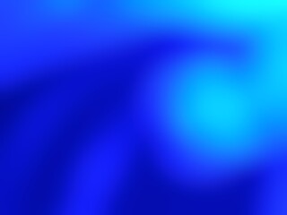Abstract blurred background image of blue color gradient used as an illustration. Designing posters or advertisements.