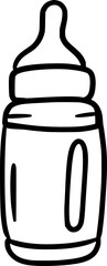 Hand Drawn Bottle Baby