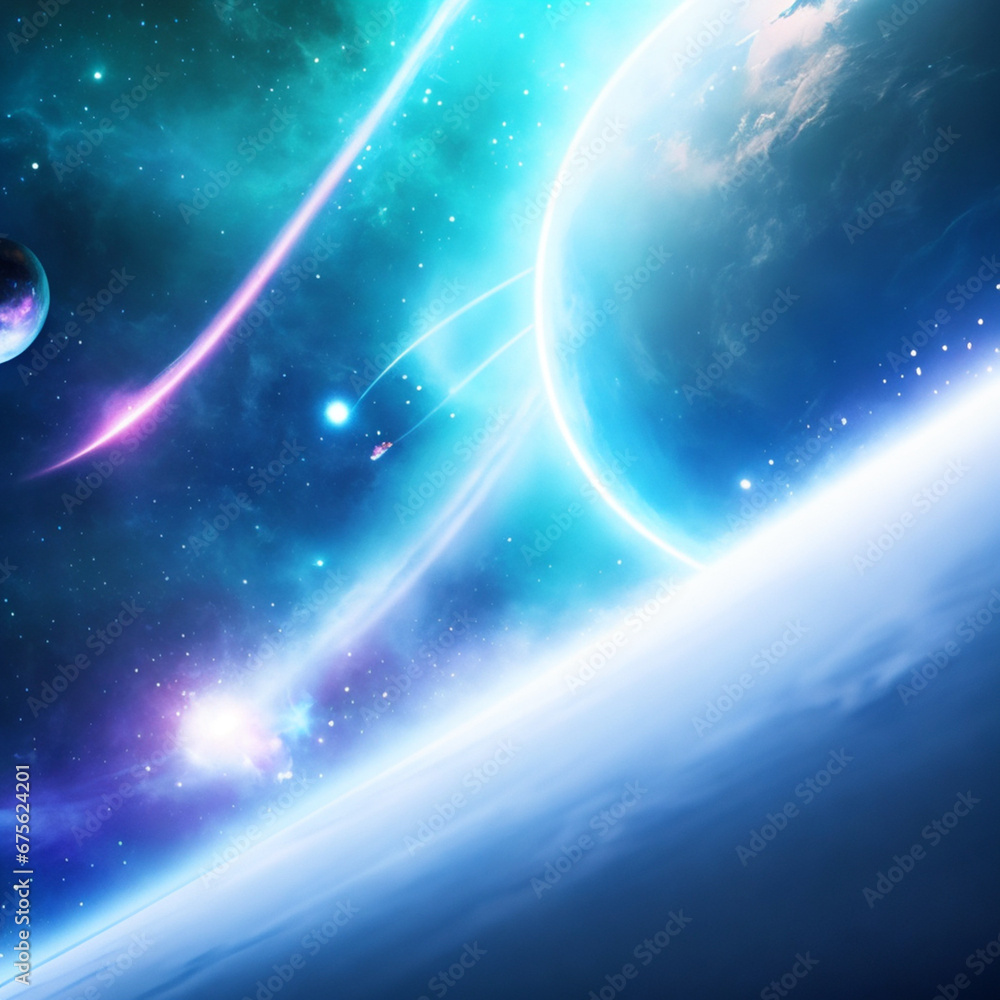 Poster abstract digital background. data universe illustration. ideal for depicting network abilities, tech