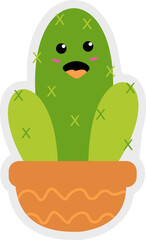 Cute Cactus Sticker