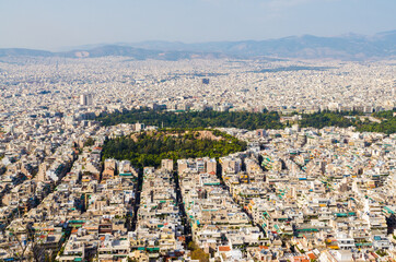 View of Athens City from Lycabettus