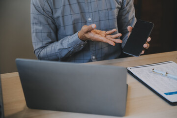 Business Financing Accounting Banking Concept, businesswoman doing finances and calculate about cost to real estate investment and in other, tax system.