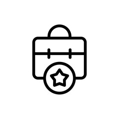 Good business performance business icon with black outline style. business, professional, people, businessman, work, person, male. Vector Illustration