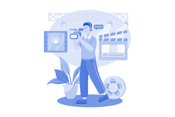 Camera Operator framing visual stories.