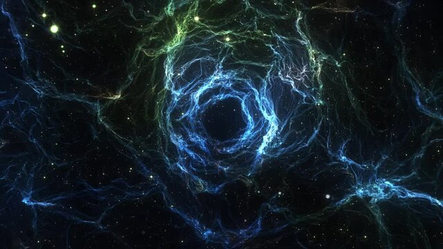 Space Wormhole Tunnel Background